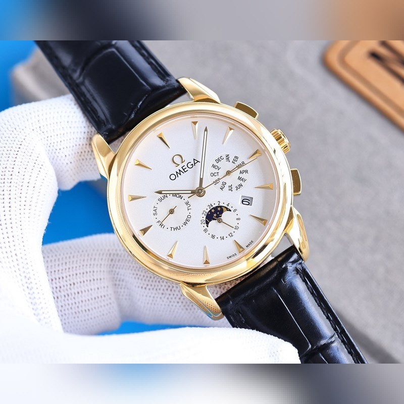 OMEGA Constellation Moonphase Men's Replica Watch New Complex Multifunctional Timepiece-4