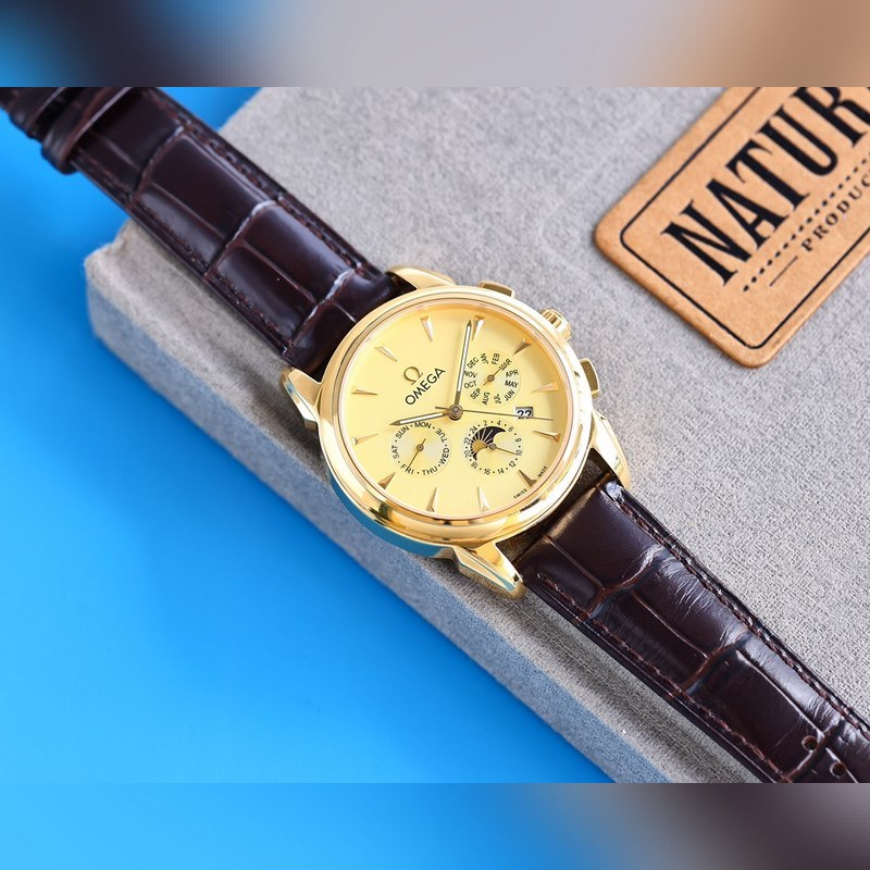 OMEGA Constellation Moonphase Men's Replica Watch New Complex Multifunctional Timepiece-5