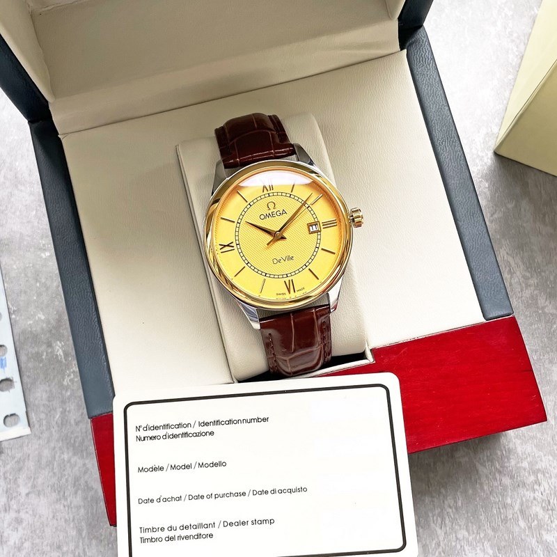 Omega Classic Seamaster Men's Replica Watch Big Three Hands Design-1