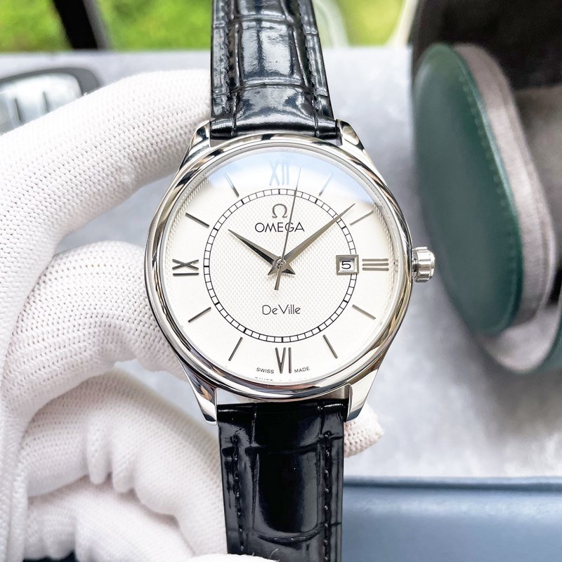 Omega Classic Seamaster Men's Replica Watch Big Three Hands Design-3