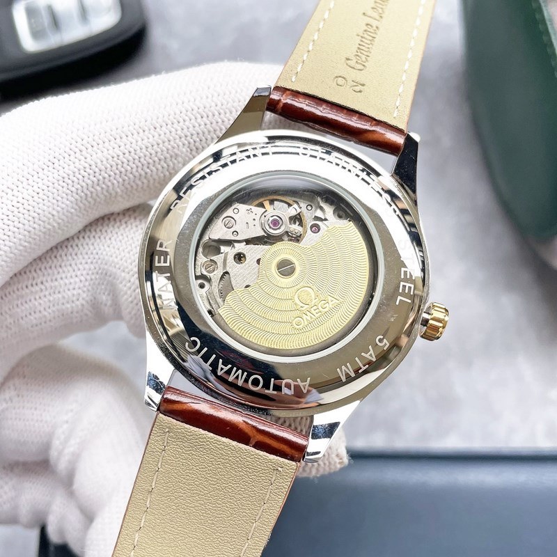 Omega Classic Seamaster Men's Replica Watch Big Three Hands Design-6