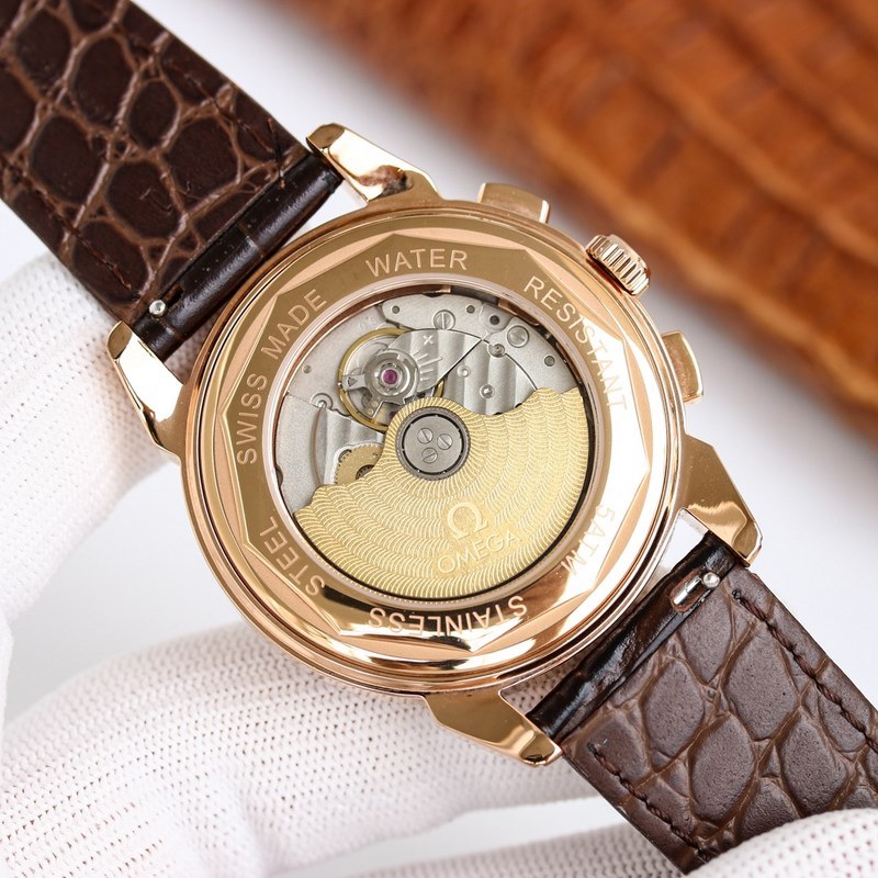 Omega De Ville Moonphase Men's Automatic Steel Replica Watch-8