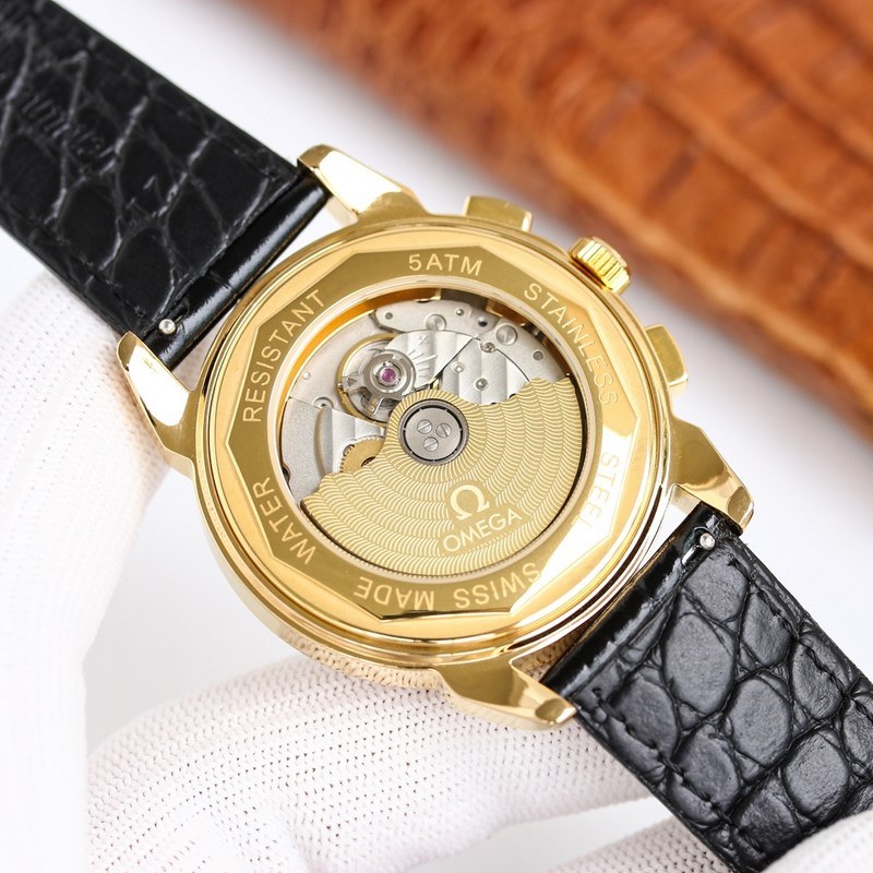 Omega De Ville Moonphase Men's Automatic Steel Replica Watch-7