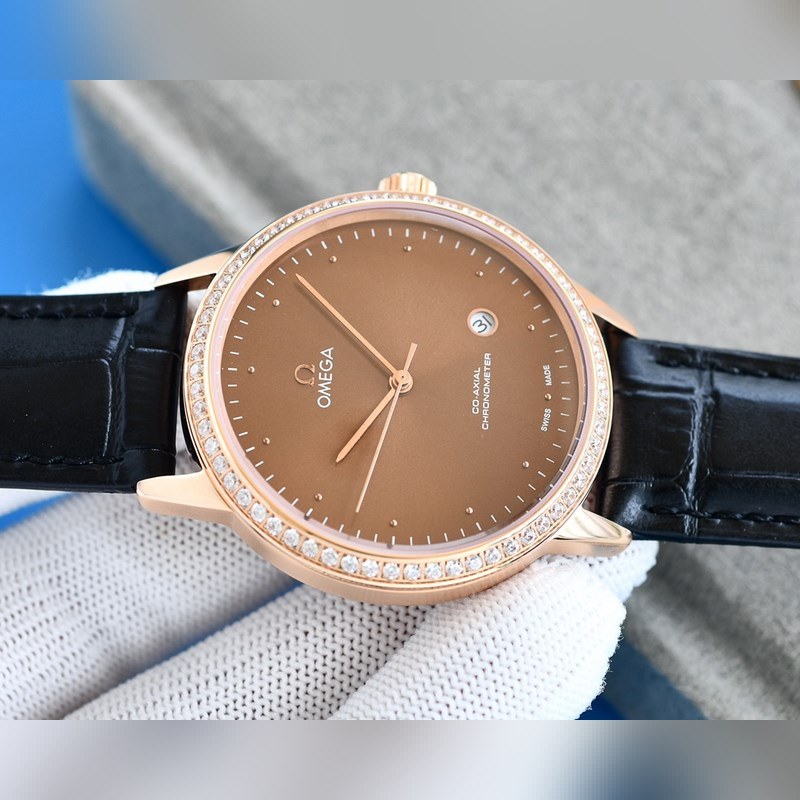 Omega De Ville Automatic Men's Replica Watch Elegant Timepiece-6