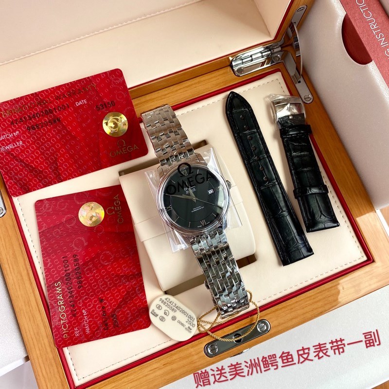 Omega De Ville Butterfly Series Gentleman's Business Replica Watch-1