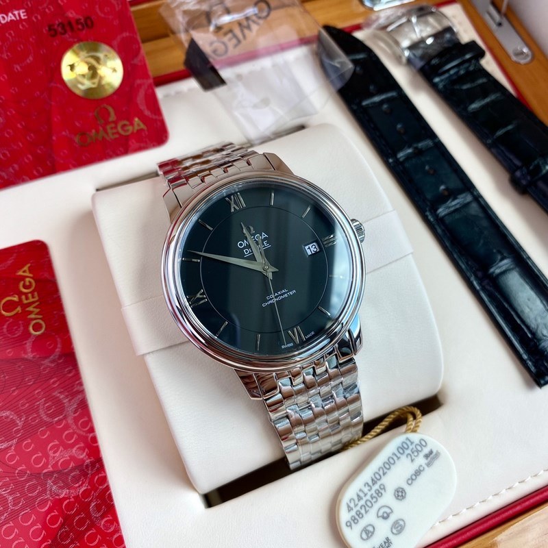 Omega De Ville Butterfly Series Gentleman's Business Replica Watch-4