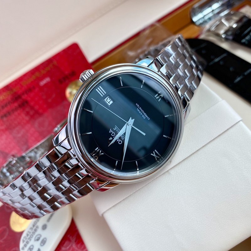 Omega De Ville Butterfly Series Gentleman's Business Replica Watch-5