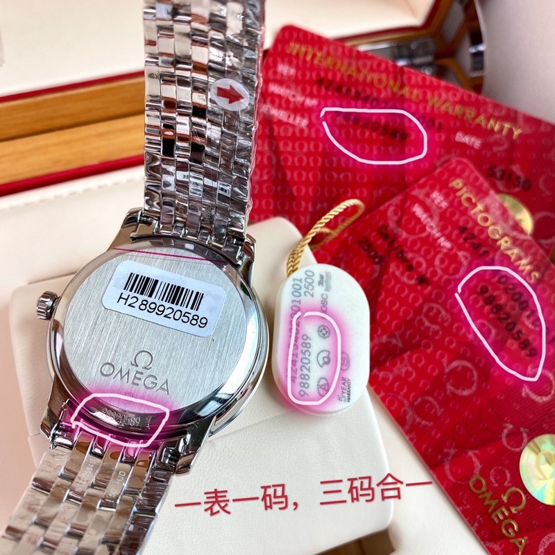 Omega De Ville Butterfly Series Gentleman's Business Replica Watch-7