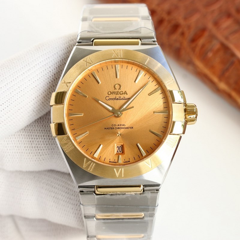 Omega Constellation Series Men's Replica Watch 39mm 5th Generation Quality Timepiece-1