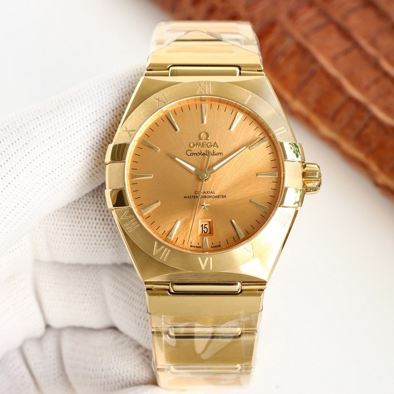 Omega Constellation Series Men's Replica Watch 39mm 5th Generation Quality Timepiece-4