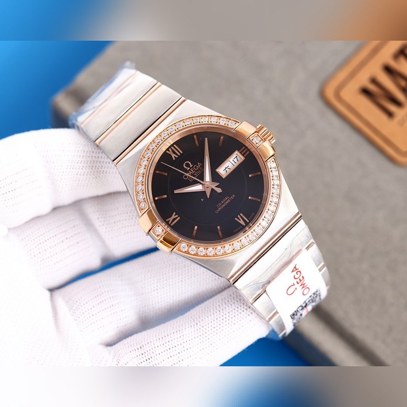 Omega Constellation Double Eagle Series Men's Classic Replica Watch Timeless Elegance-5