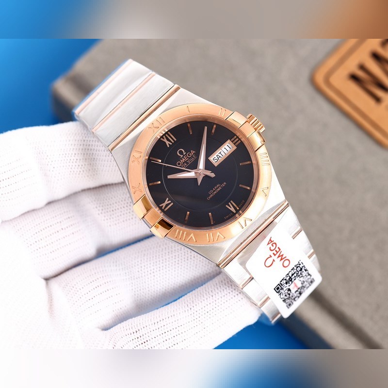 Omega Constellation Double Eagle Series Men's Classic Replica Watch Timeless Elegance-6