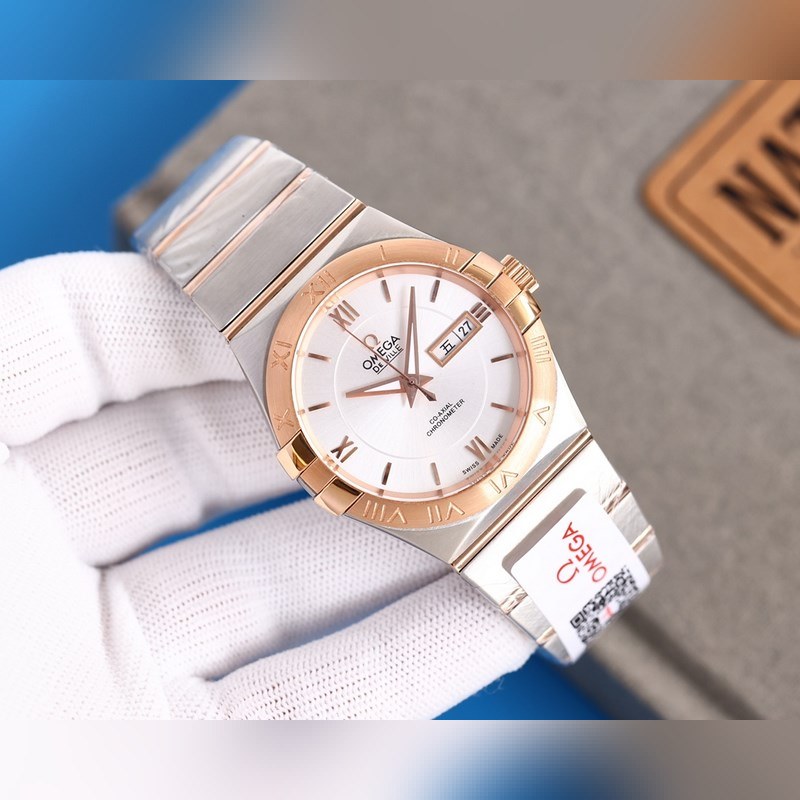 Omega Constellation Double Eagle Series Men's Classic Replica Watch Timeless Elegance-7