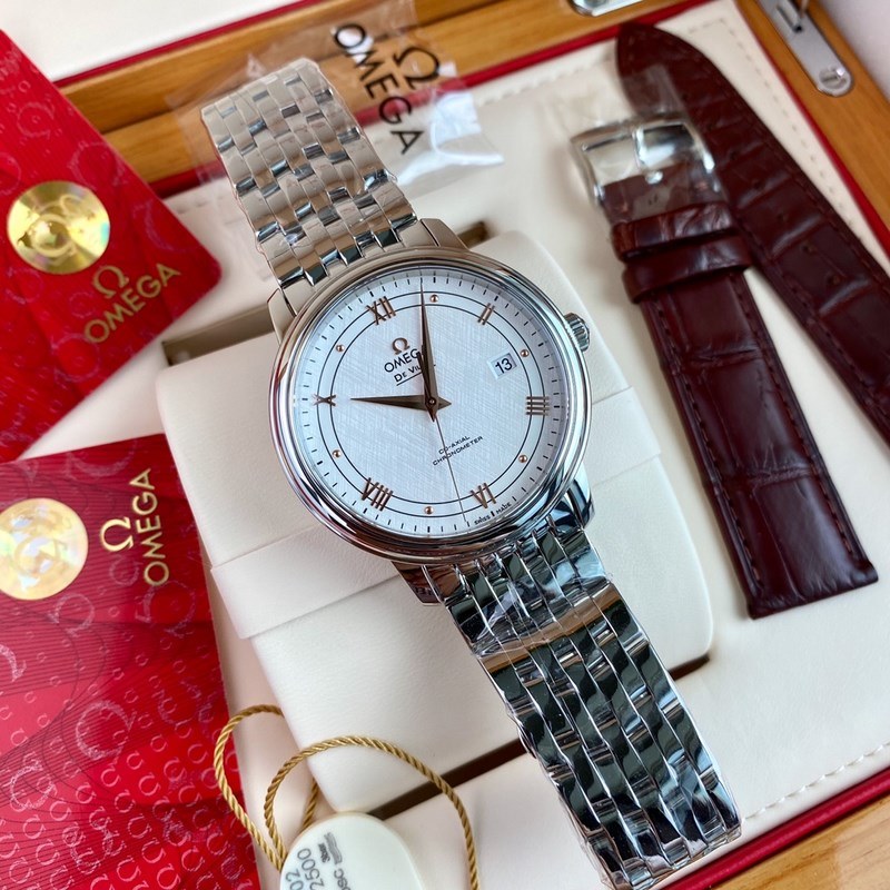 Omega De Ville Butterfly Series Men's Replica Watch 39.5mm Elegant Business Style-1