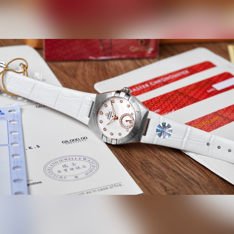 Omega Constellation Fifth Generation Ladies Replica Watch-8