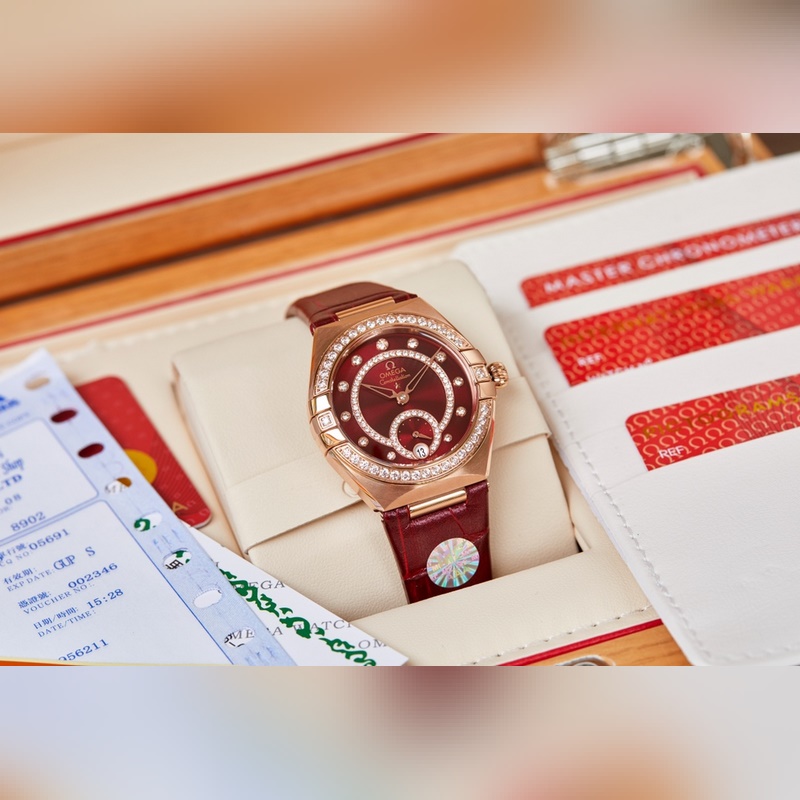 Omega Constellation Fifth Generation Ladies Replica Watch New Release with Premium Quality-1