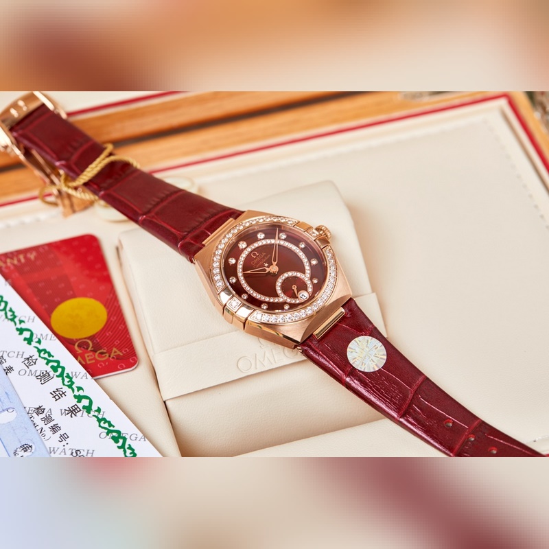 Omega Constellation Fifth Generation Ladies Replica Watch New Release with Premium Quality-2