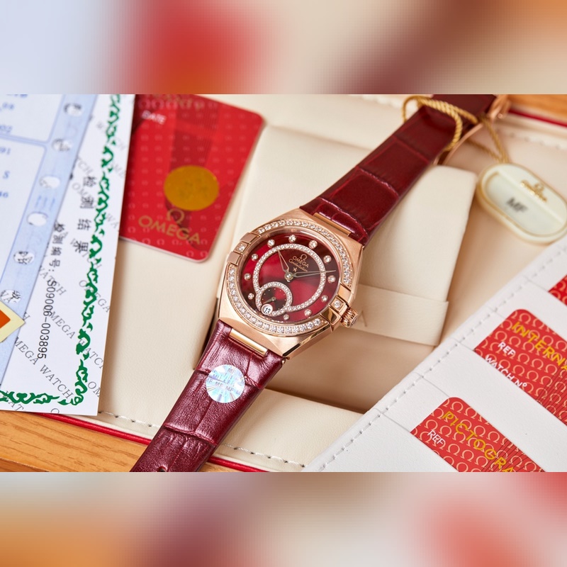 Omega Constellation Fifth Generation Ladies Replica Watch New Release with Premium Quality-3