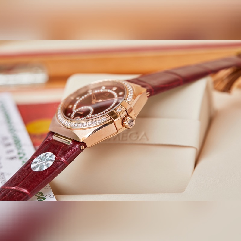 Omega Constellation Fifth Generation Ladies Replica Watch New Release with Premium Quality-5