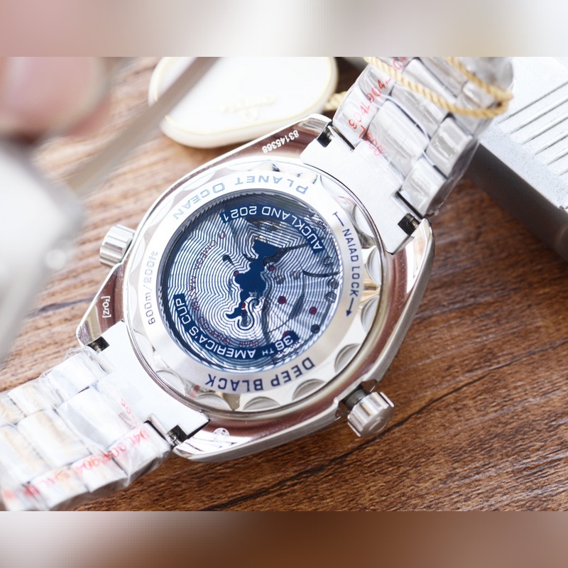 Official Omega Seamaster Planet Ocean 2022 Model Adjustable Steel Bracelet-8