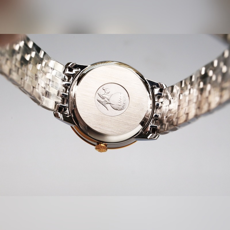 Omega De Ville Couple Replica Watch Original Sunburst Dial Quality Guaranteed-8