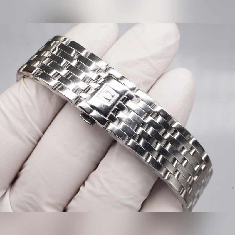 Omega De Ville De Ville Couple Replica Watch Genuine Sunburst Dial Quality-7