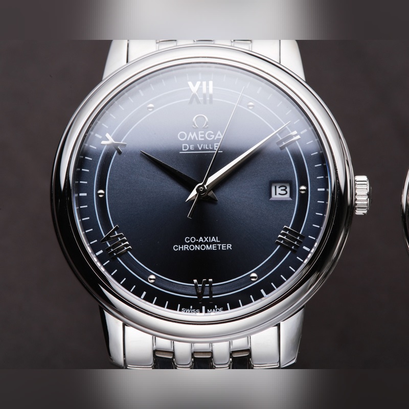 Omega Seamaster Couple Replica Watch Original with Sunburst Dial-5