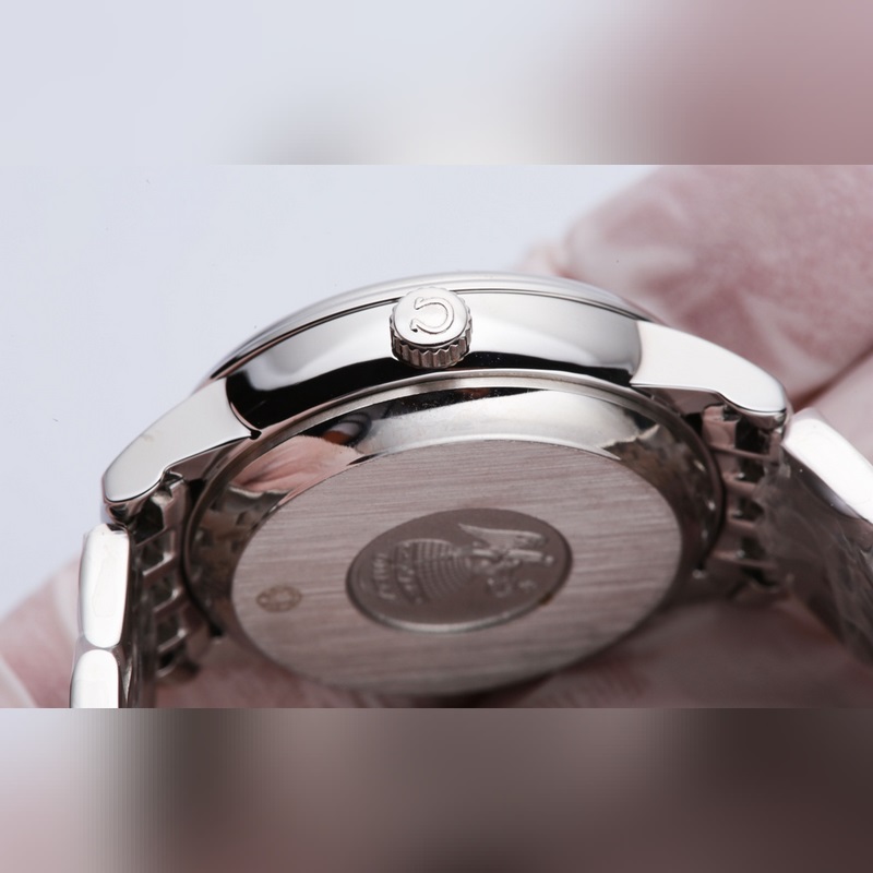 Omega Seamaster Couple Replica Watch Original with Sunburst Dial-6