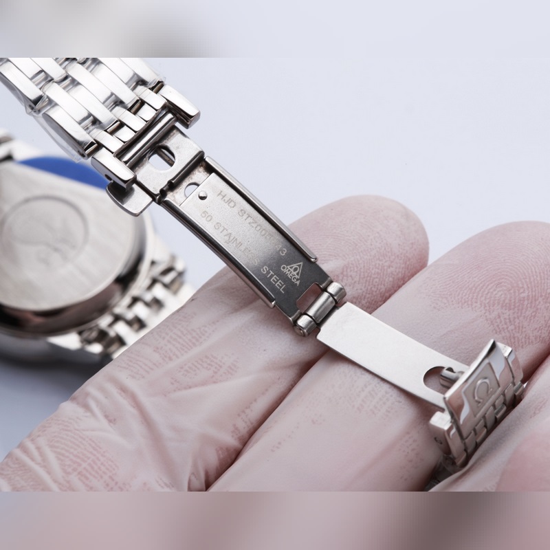 Omega Seamaster Couple Replica Watch Original with Sunburst Dial-7