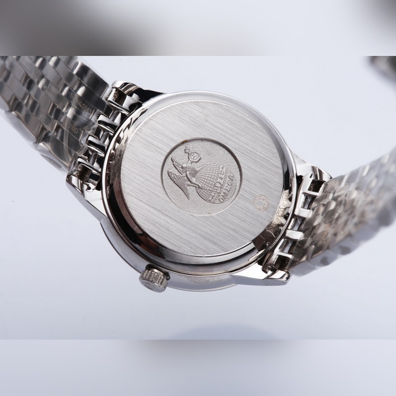 Omega De Ville Coupled Replica Watch Original Sunburst Dial-8