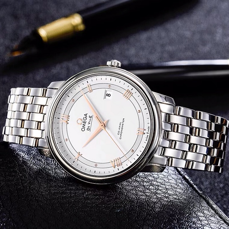 Omega De Ville DE VI 120m Waterproof Pressure-Tested Replica Watch-4