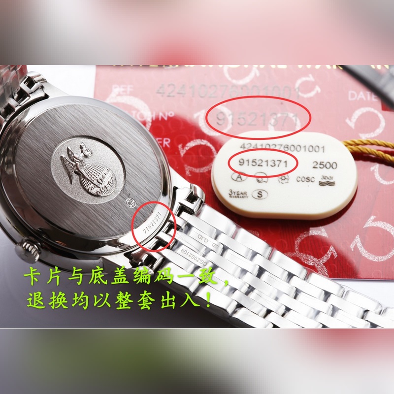 Omega De Ville De Vi Waterproof up to 120m Quality Tested-8