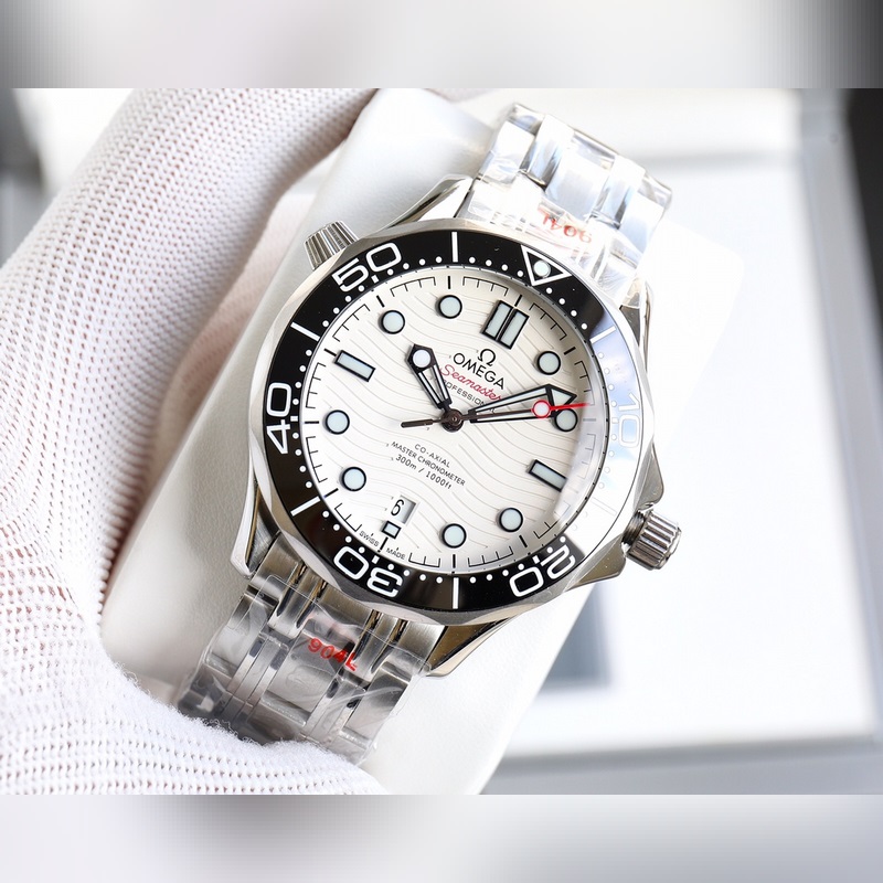 Official Omega Seamaster 300m Dive Replica Watch 2024 Recommendation with Fine-Tuned Steel Buckle-2