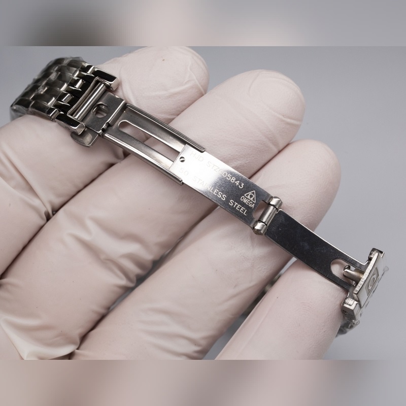 Omega De Ville Couple Replica Watch Authentic Sunburst Dial Sapphire Crystal-7