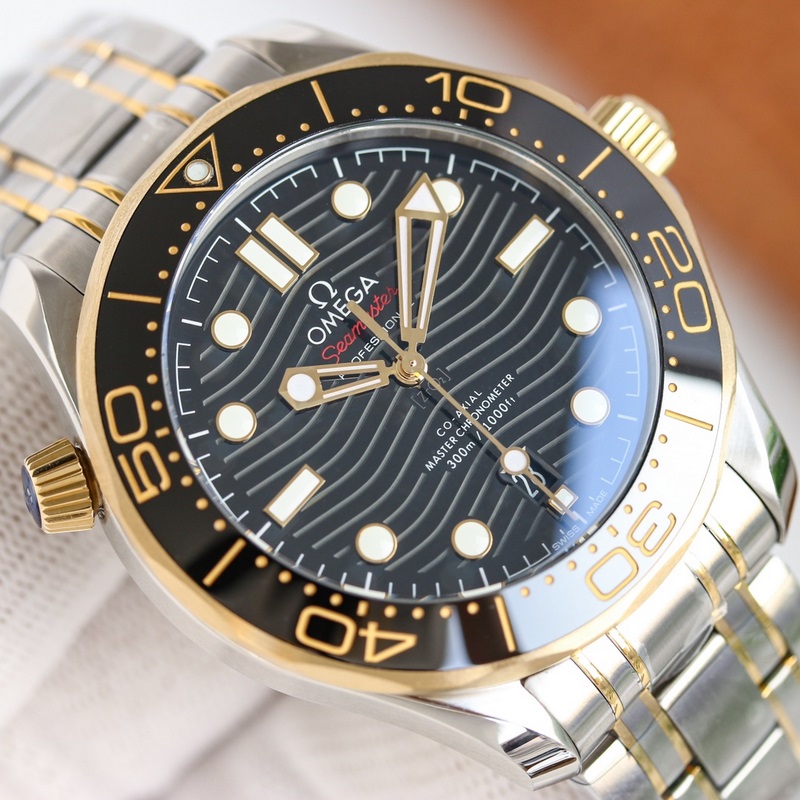 Omega Seamaster Aqua Terra 8800 42mm Laser-Engraved Dial Dual-T Black Rotor-6