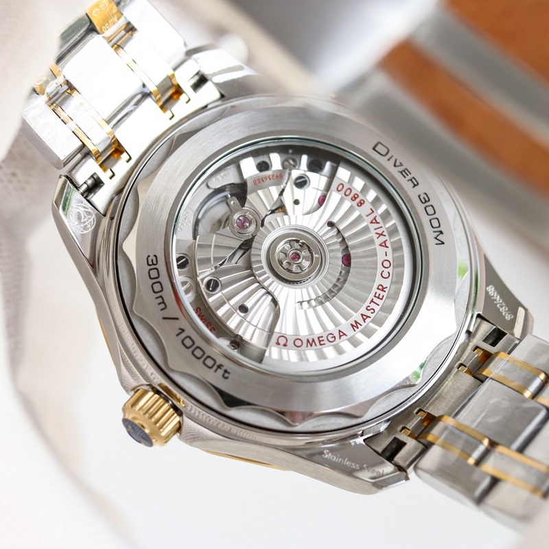 Omega Seamaster Aqua Terra 8800 42mm Laser-Engraved Dial Dual-T Black Rotor-8