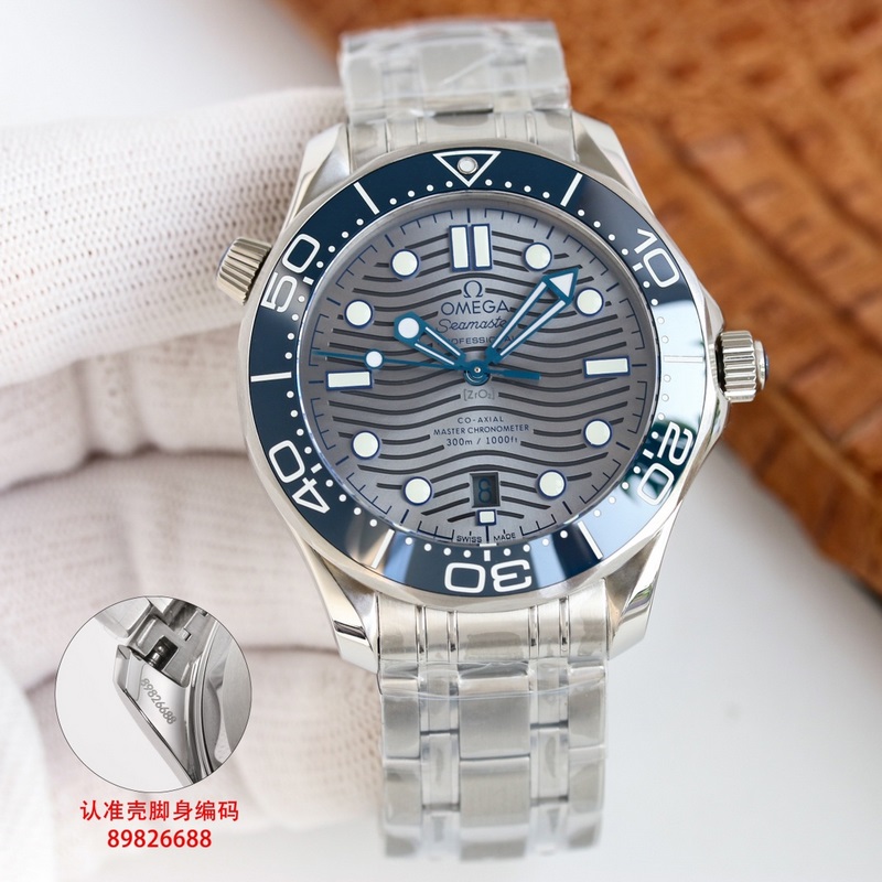 Omega Seamaster GR 42mm Dual T Black 8800 Movement Laser-Engraved Dial-2