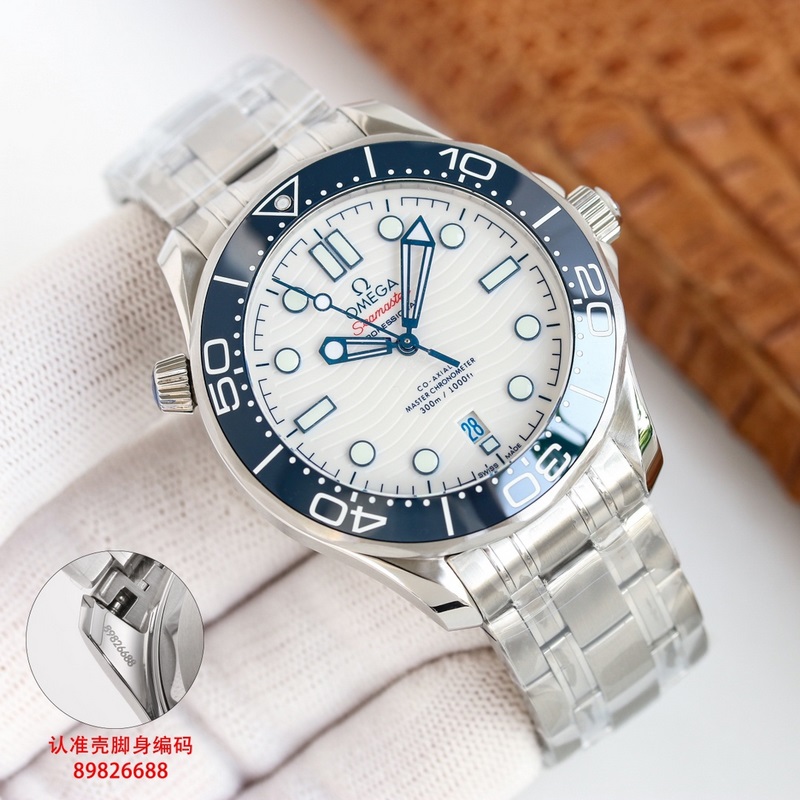 Omega Seamaster GR 42mm Dual T Black 8800 Movement Laser-Engraved Dial-4