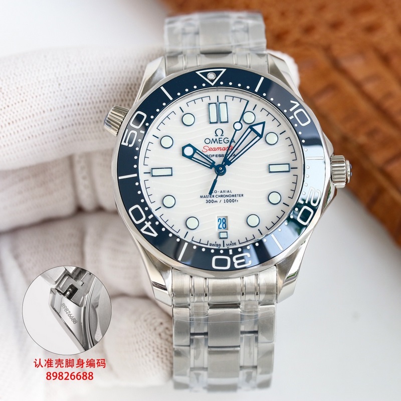 Omega Seamaster GR 42mm Dual T Black 8800 Movement Laser-Engraved Dial-6