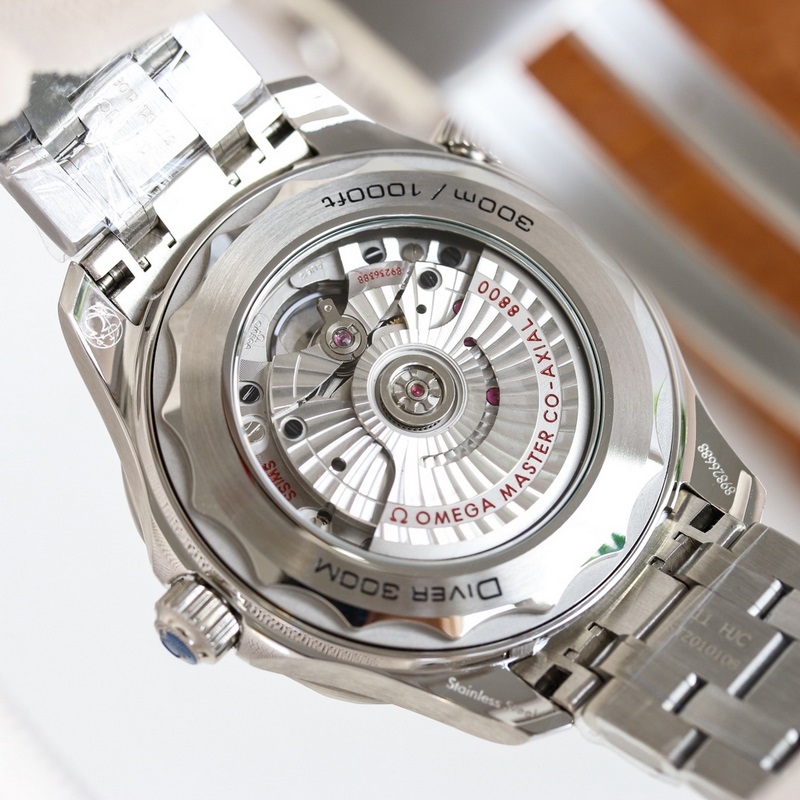 Omega Seamaster GR 42mm Dual T Black 8800 Movement Laser-Engraved Dial-7