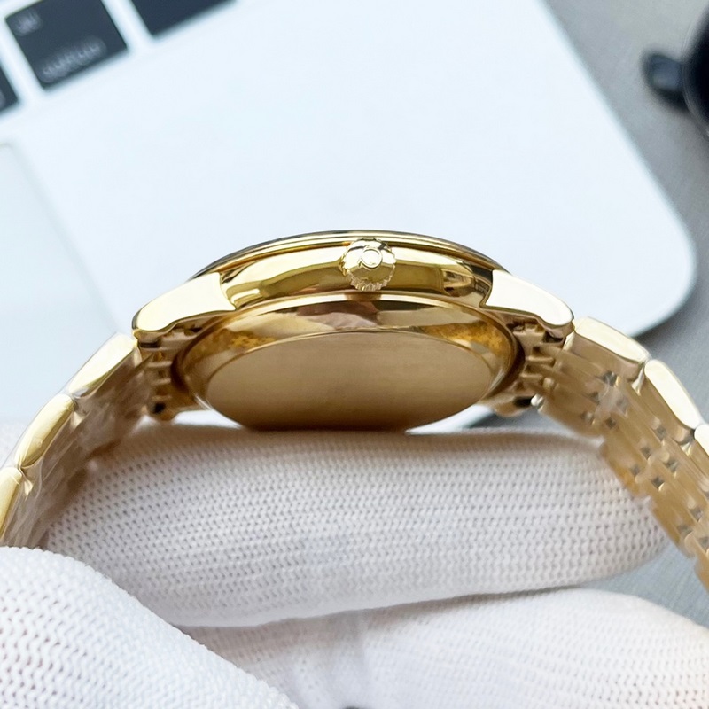 Omega De Ville Co-Axial Men's Replica Watch Genuine Taiwan V Factory Sunburst Dial-5