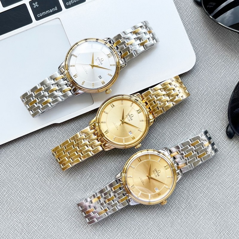 Omega De Ville Co-Axial Men's Replica Watch Genuine Taiwan V Factory Sunburst Dial-8