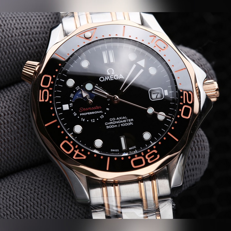 Omega Seamaster Moonphase Automatic with Super Luminous Feature-1