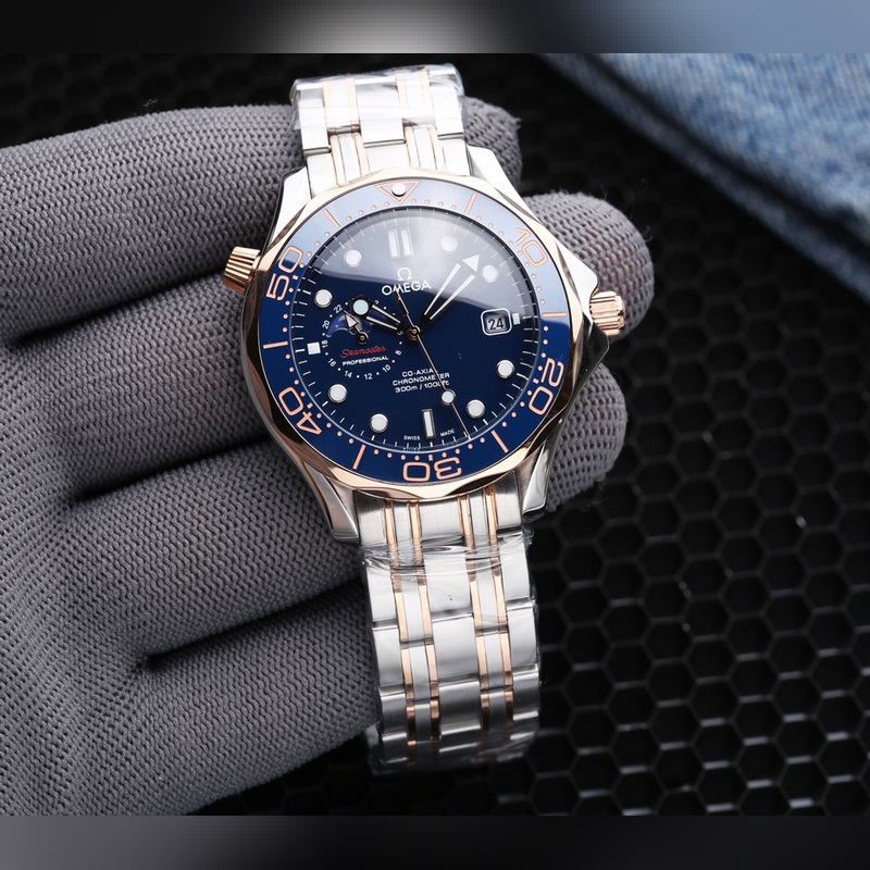 Omega Seamaster Moonphase Automatic with Super Luminous Feature-3