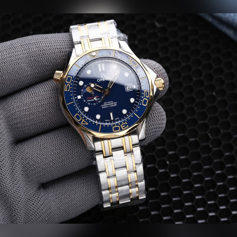 Omega Seamaster Moonphase Automatic with Strong Luminous Features-3