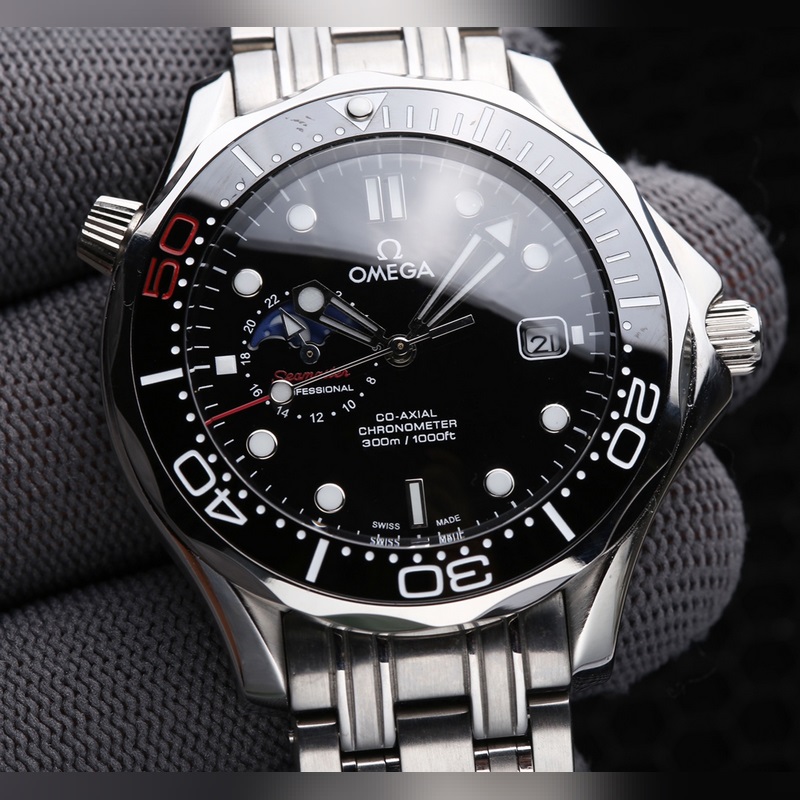 Omega Seamaster Moonphase Automatic with Super Luminous 9-Position Dial-4