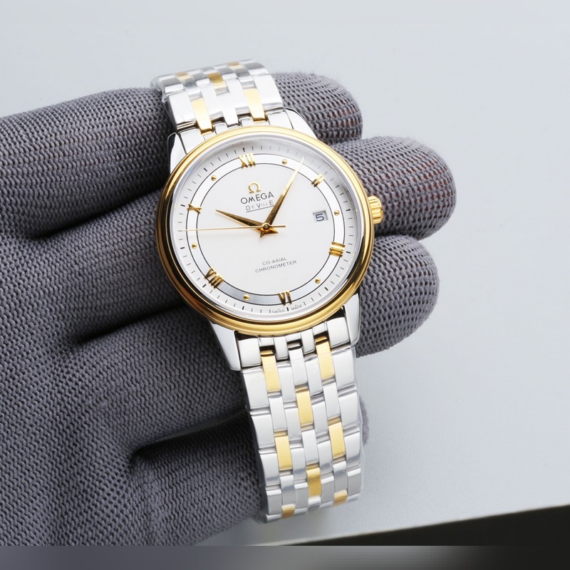 Omega De Ville Co-Axial 316L Stainless Steel Replica Watch-2