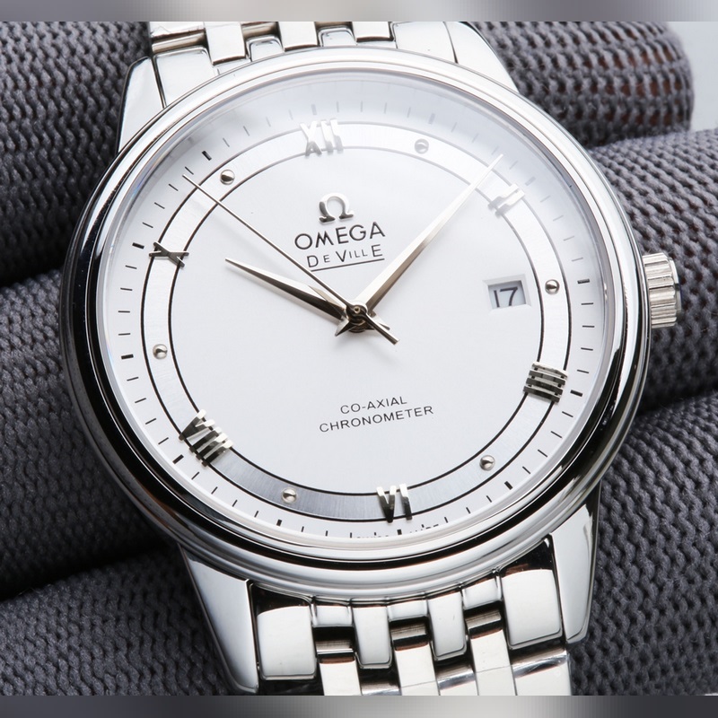 Omega De Ville Co-Axial 316L Stainless Steel Replica Watch-1