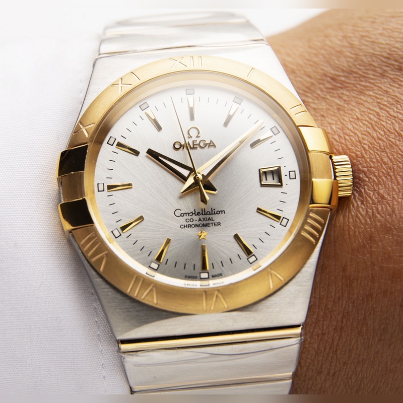Omega Constellation Double Eagle Men's Replica Watch with Citizen 8215 Movement-3