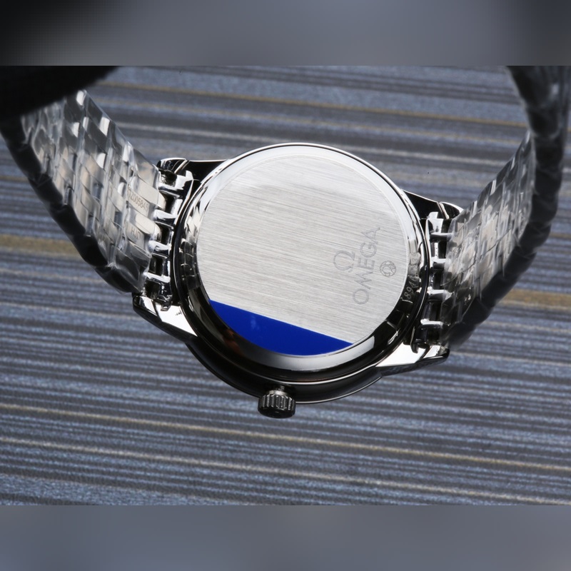 Omega De Ville Disc Flying Couple 316L Stainless Steel Replica Watch-8